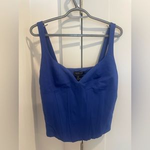 Blue Xl corset top